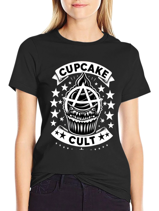 Cupcake Cult T-Shirt Anarchy Black Cotton Tee