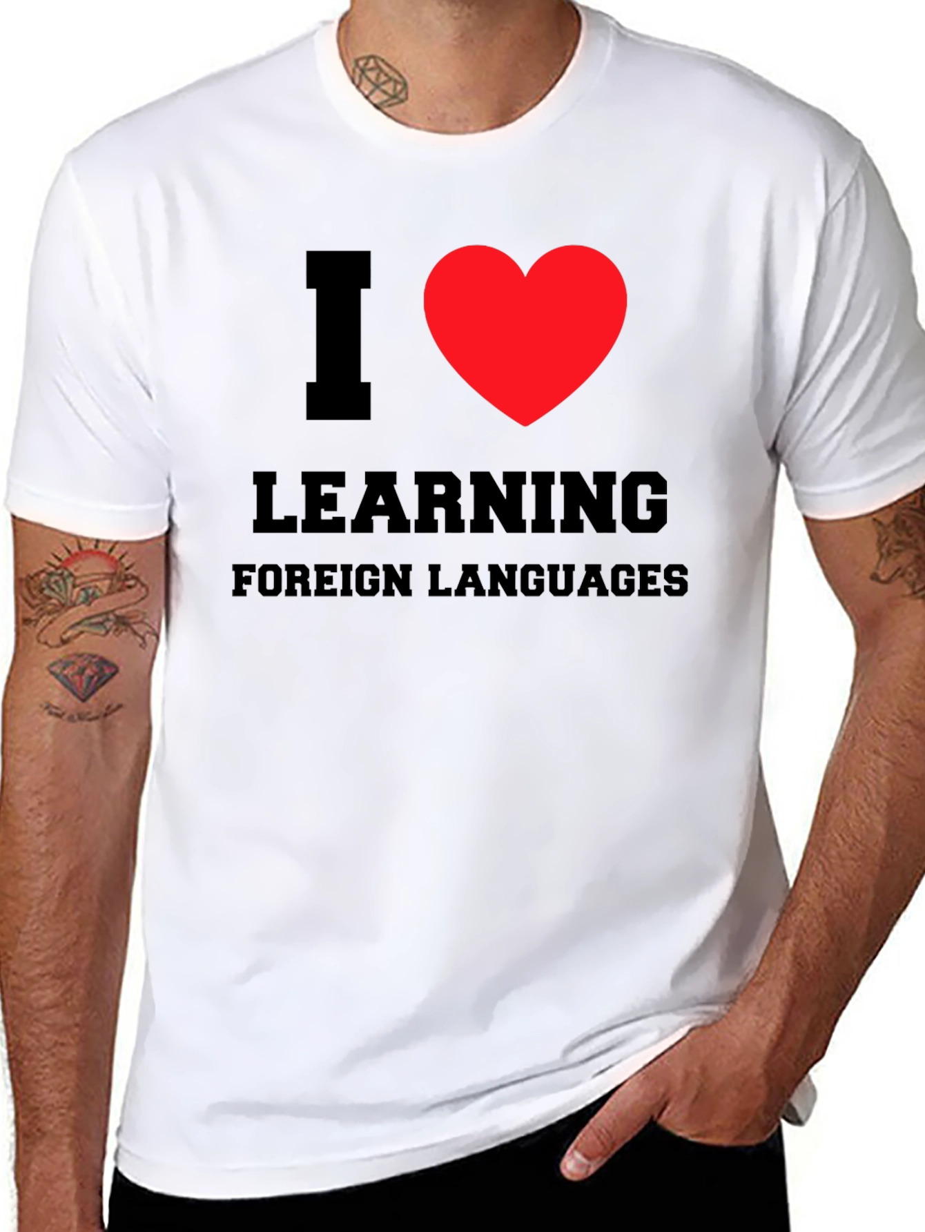 I Love Learning Foreign Languages T-Shirt