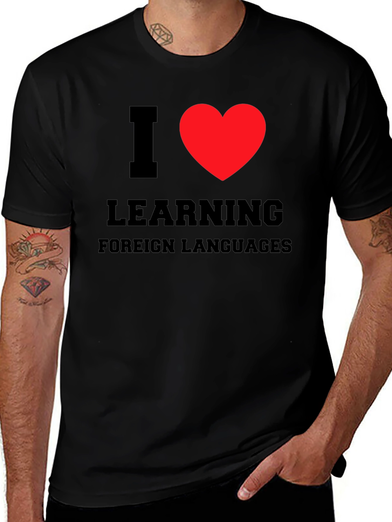 I Love Learning Foreign Languages T-Shirt
