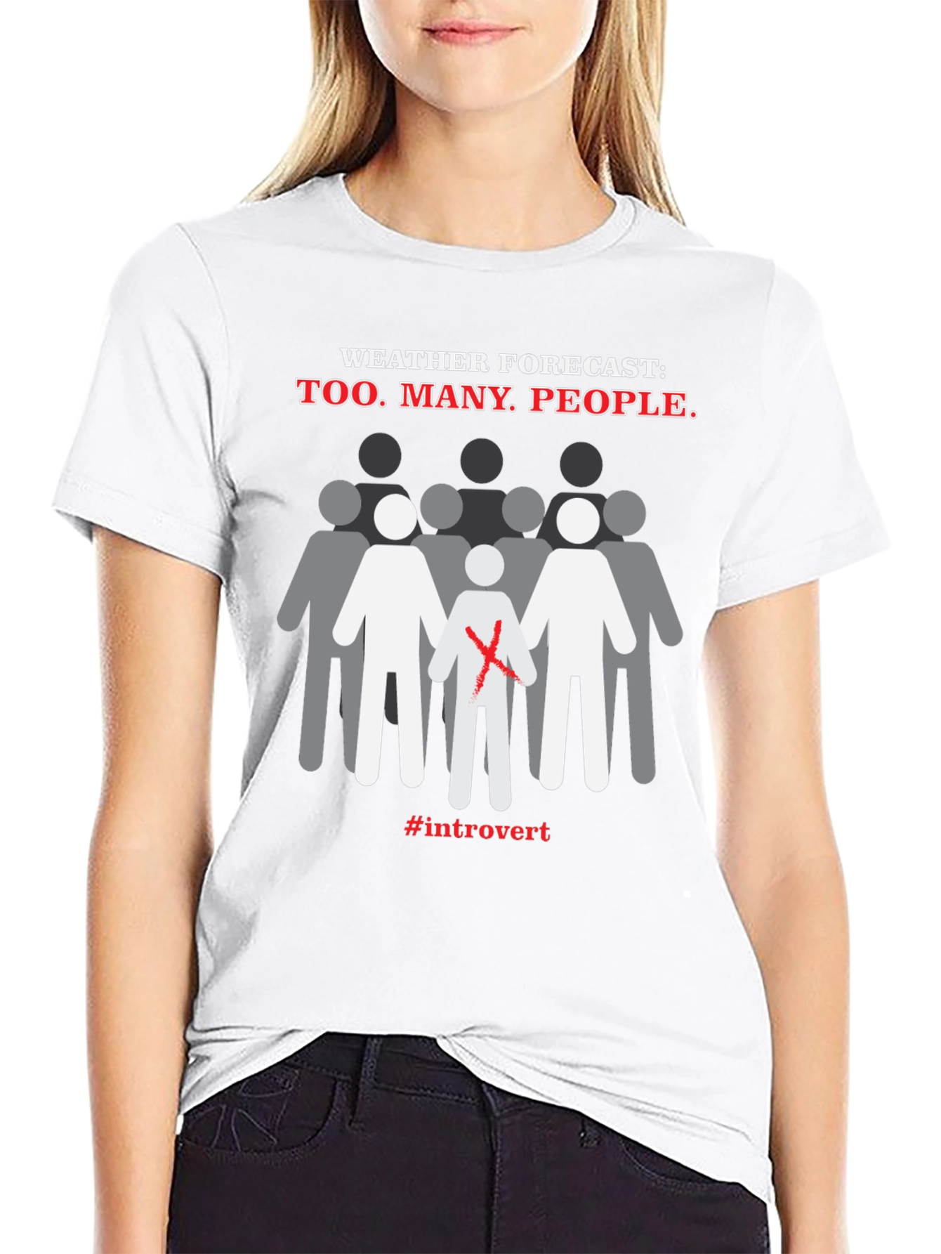 Introvert Weather Forecast T-Shirt - Anti-Social Graphic Tee