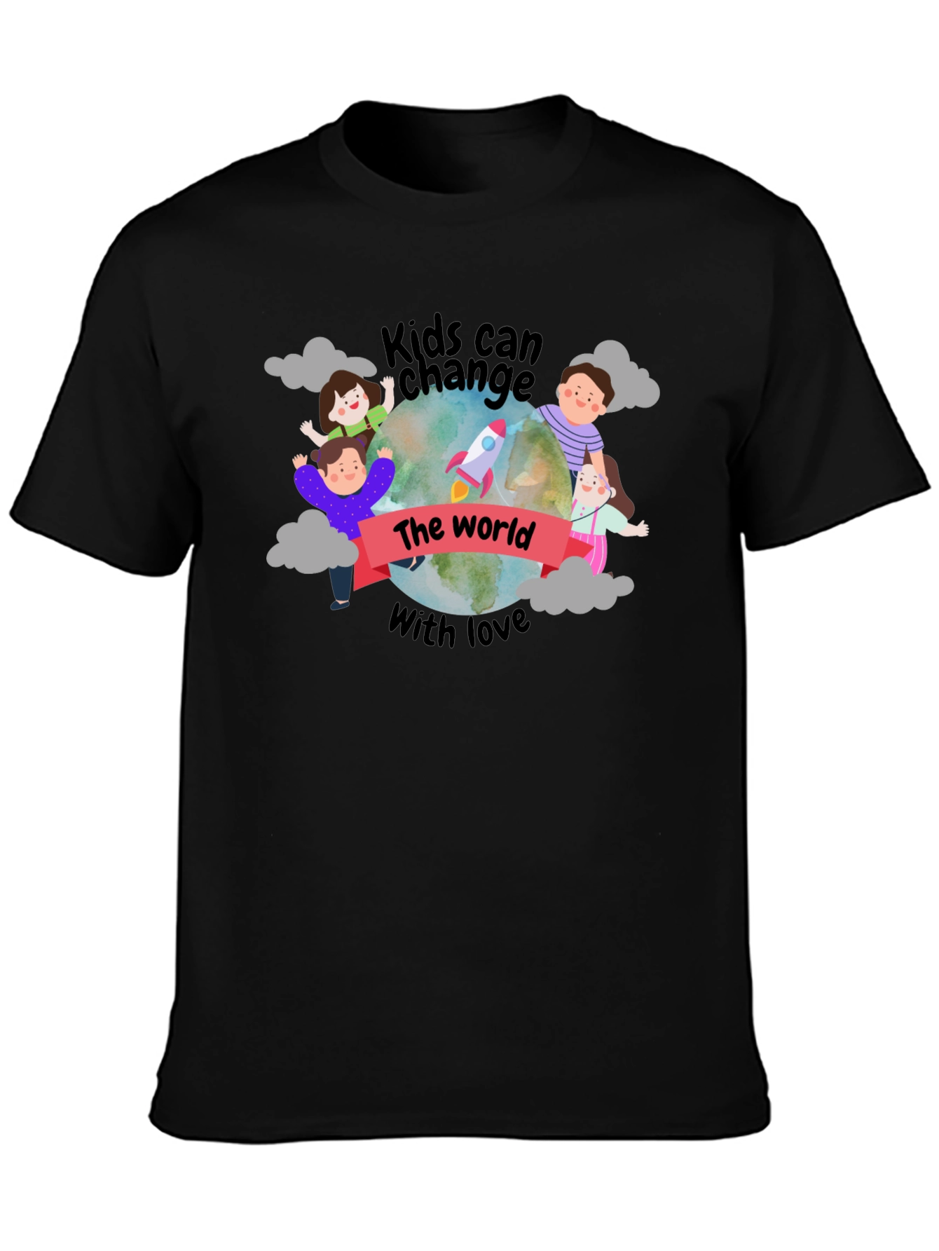 Kids Can Change The World With Love T-Shirt