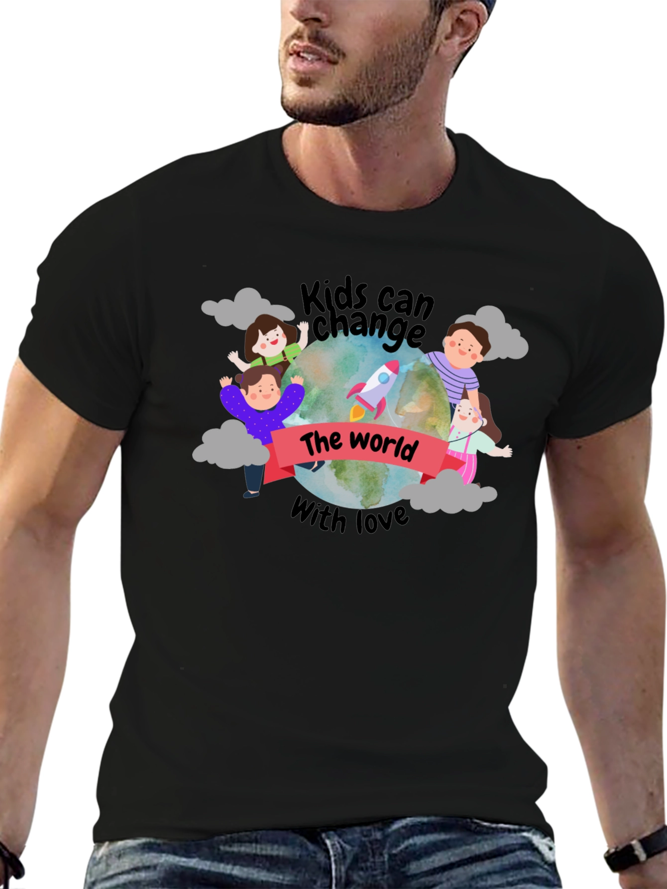 Kids Can Change The World With Love T-Shirt