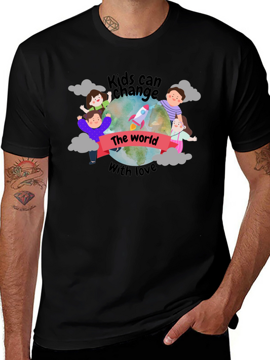 Kids Can Change The World With Love T-Shirt