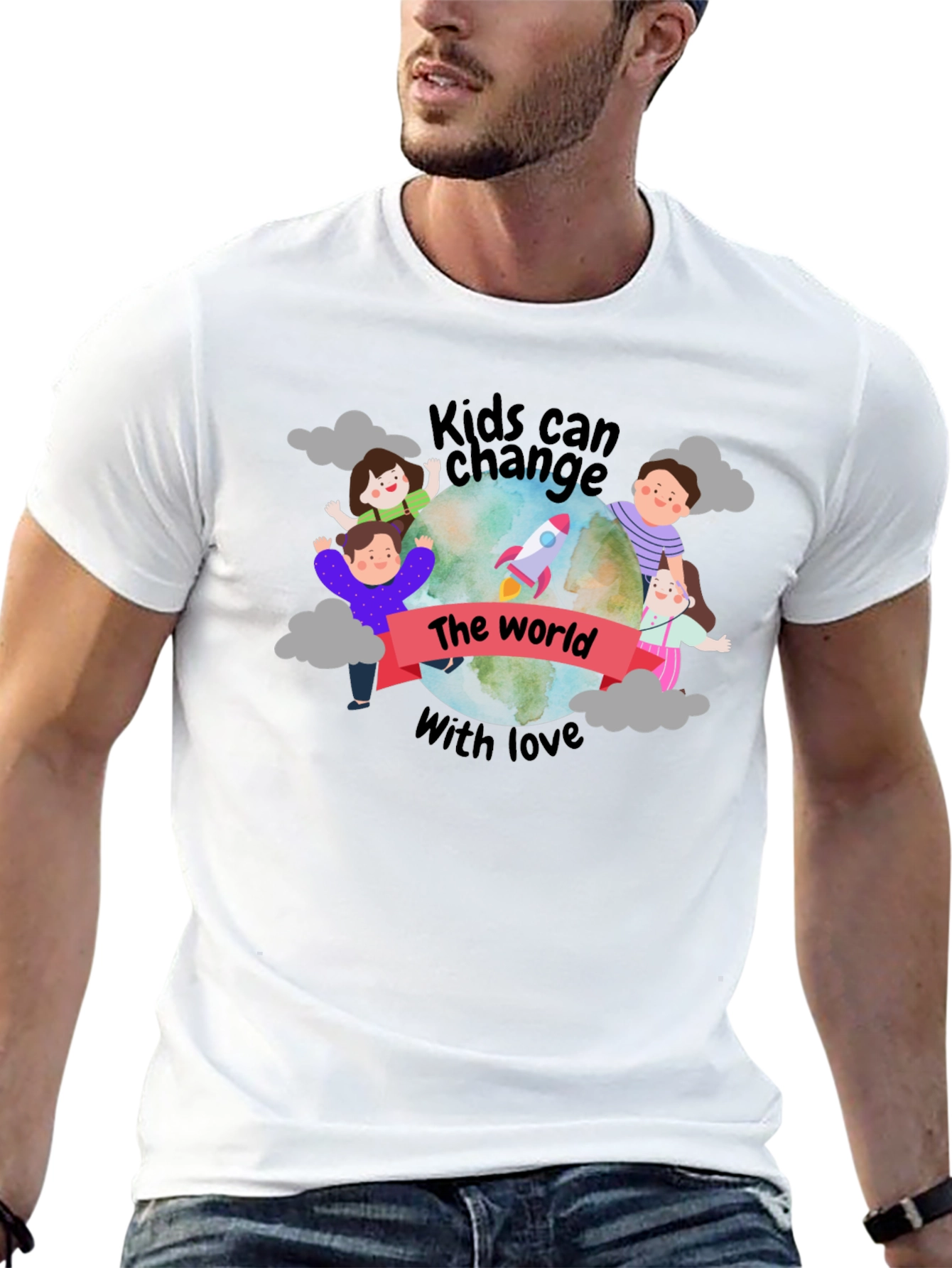 Kids Can Change The World With Love T-Shirt