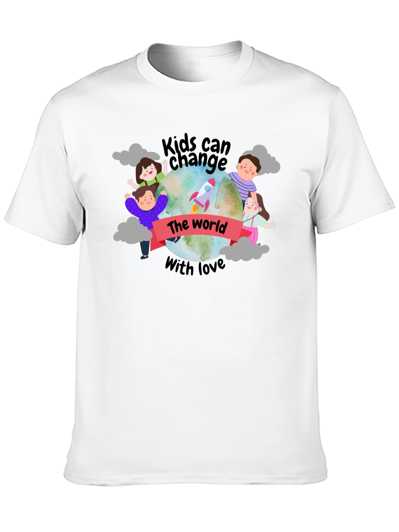 Kids Can Change The World With Love T-Shirt