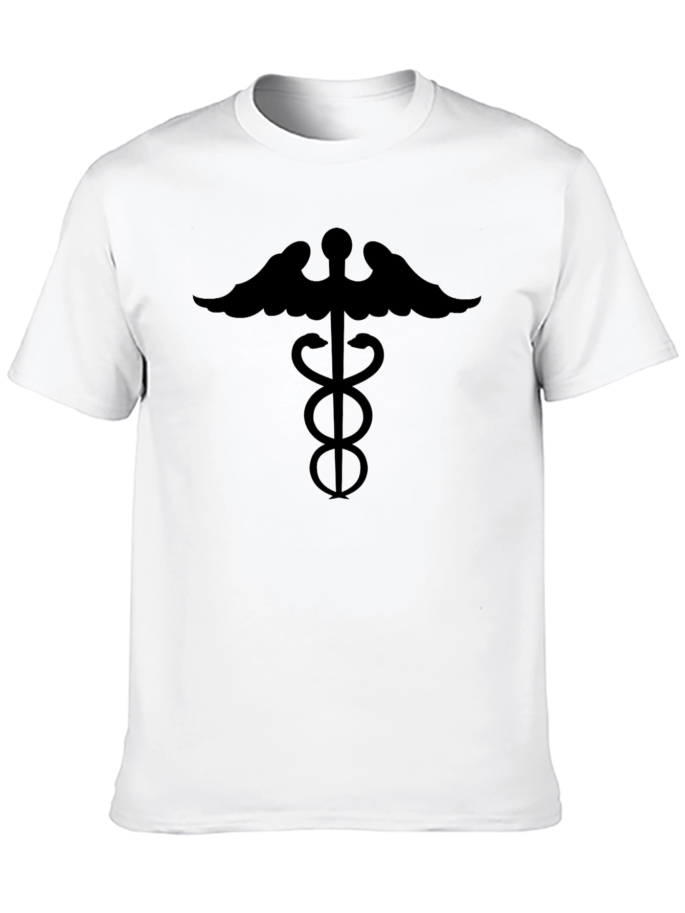 Caduceus Symbol Graphic T-Shirt