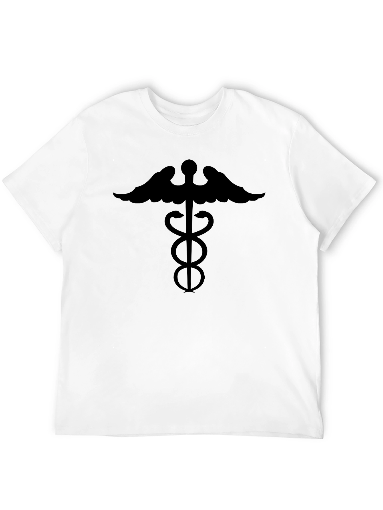 Caduceus Symbol Graphic T-Shirt
