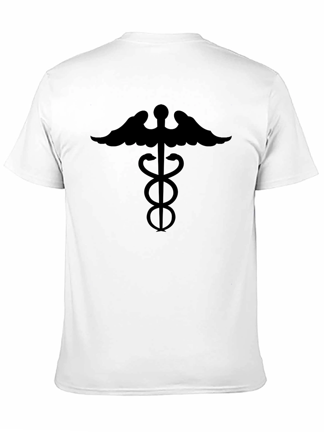 Caduceus Symbol Graphic T-Shirt