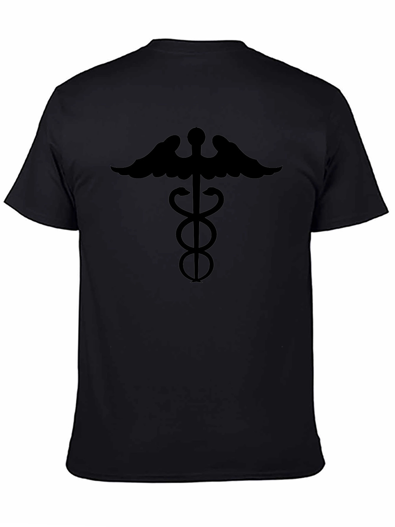 Caduceus Symbol Graphic T-Shirt
