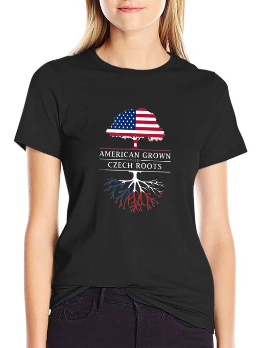 American Grown with Czech Roots T-Shirt