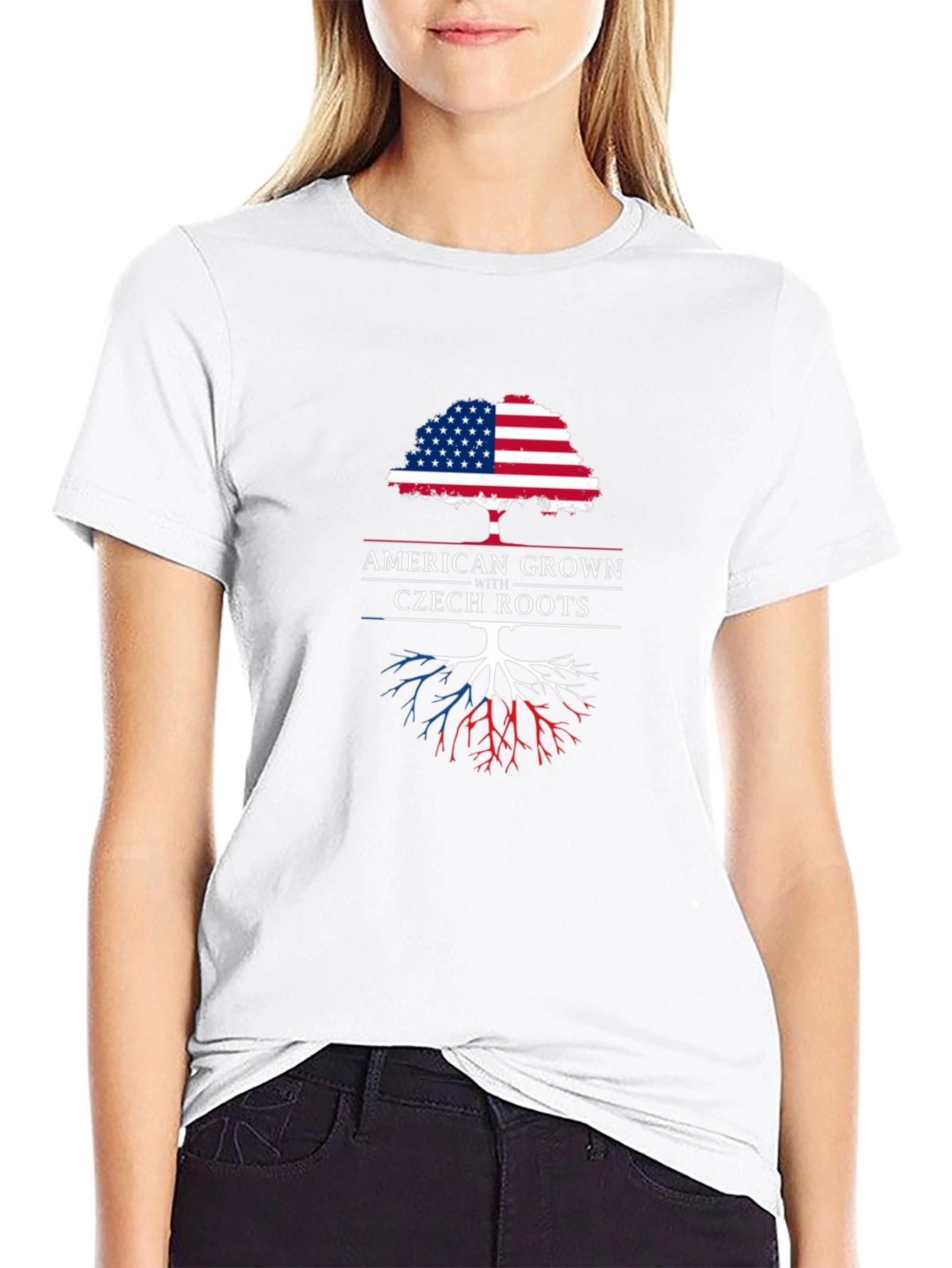 American Grown with Czech Roots T-Shirt