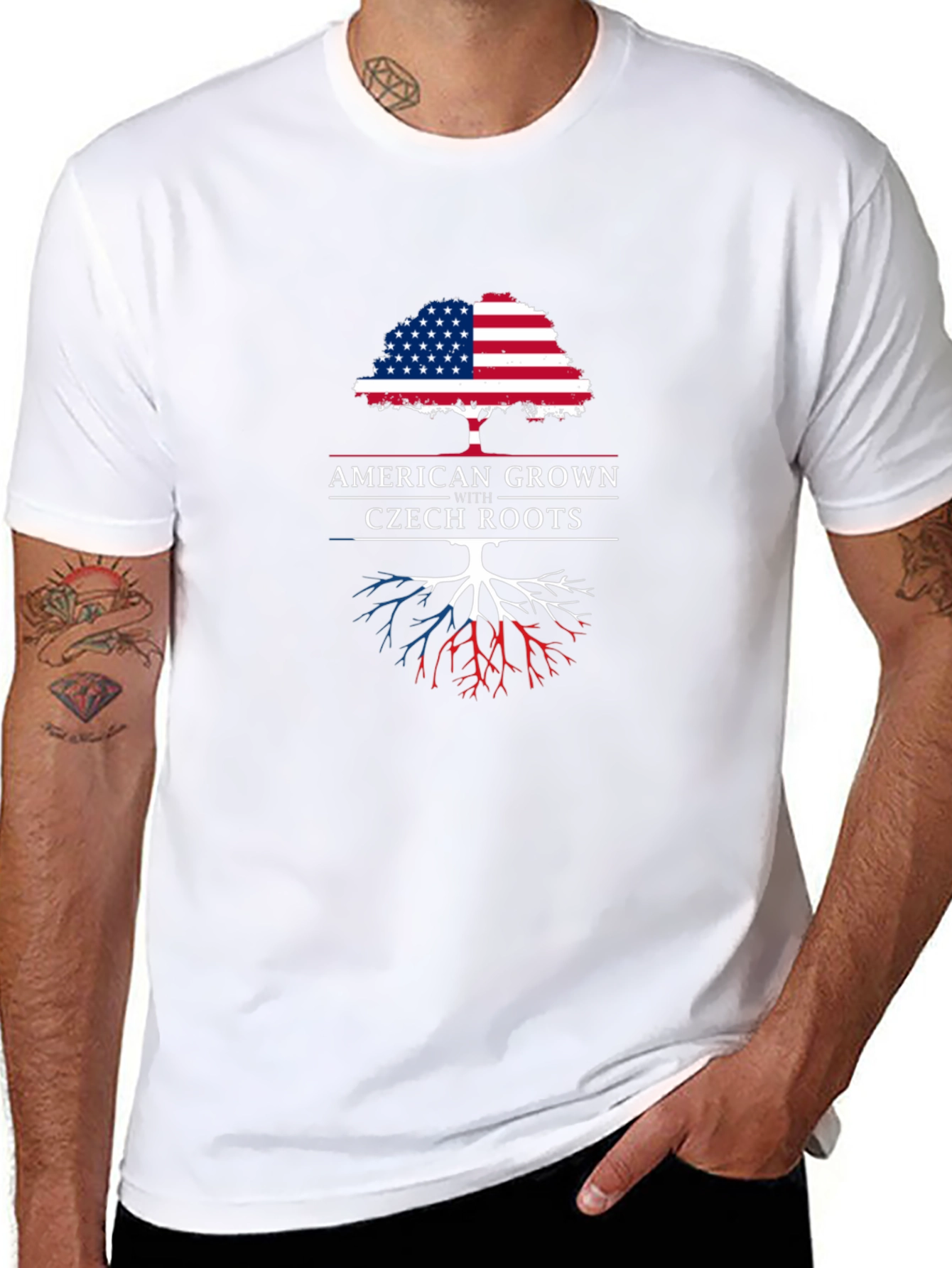 American Grown with Czech Roots T-Shirt