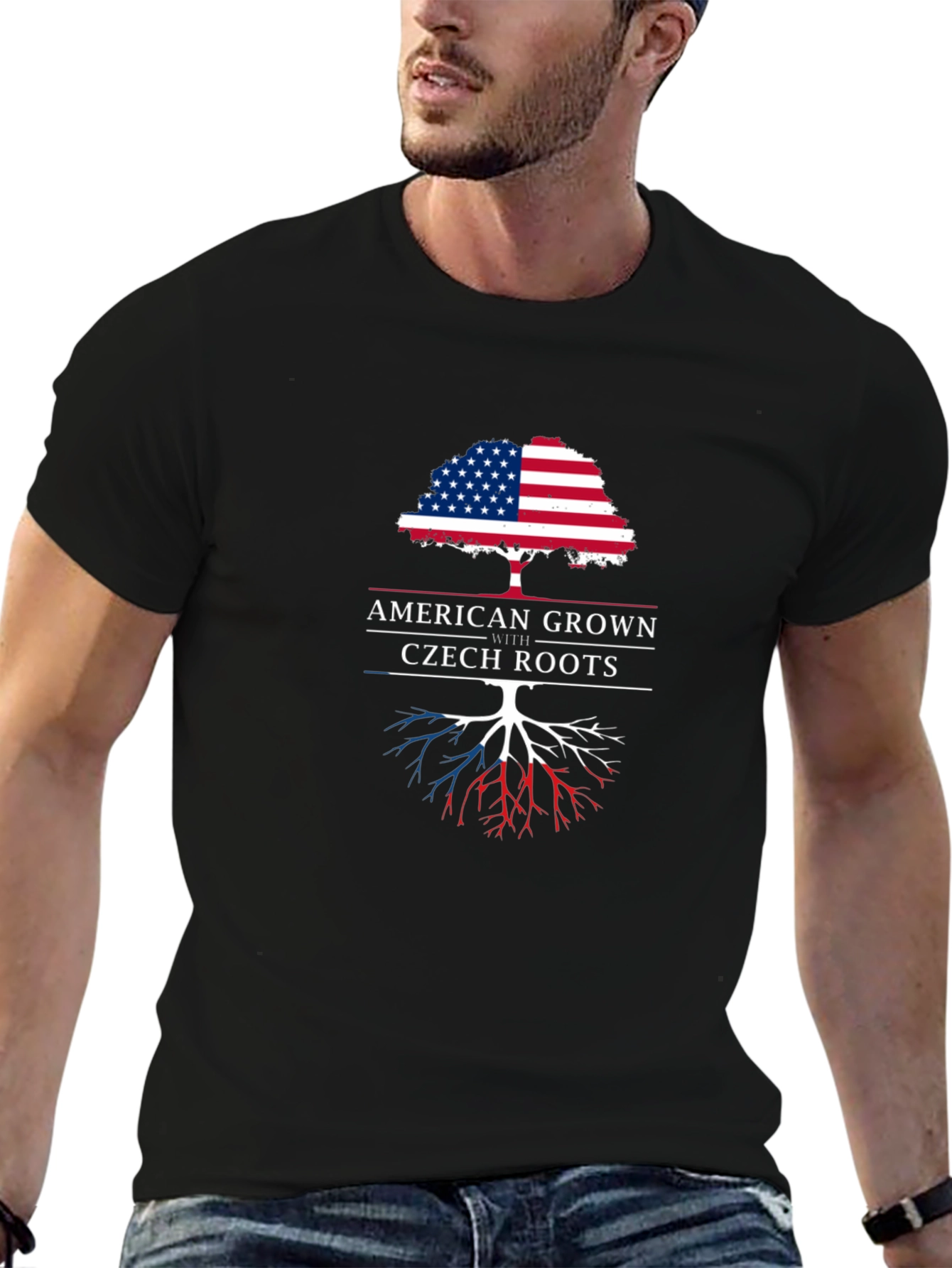 American Grown with Czech Roots T-Shirt