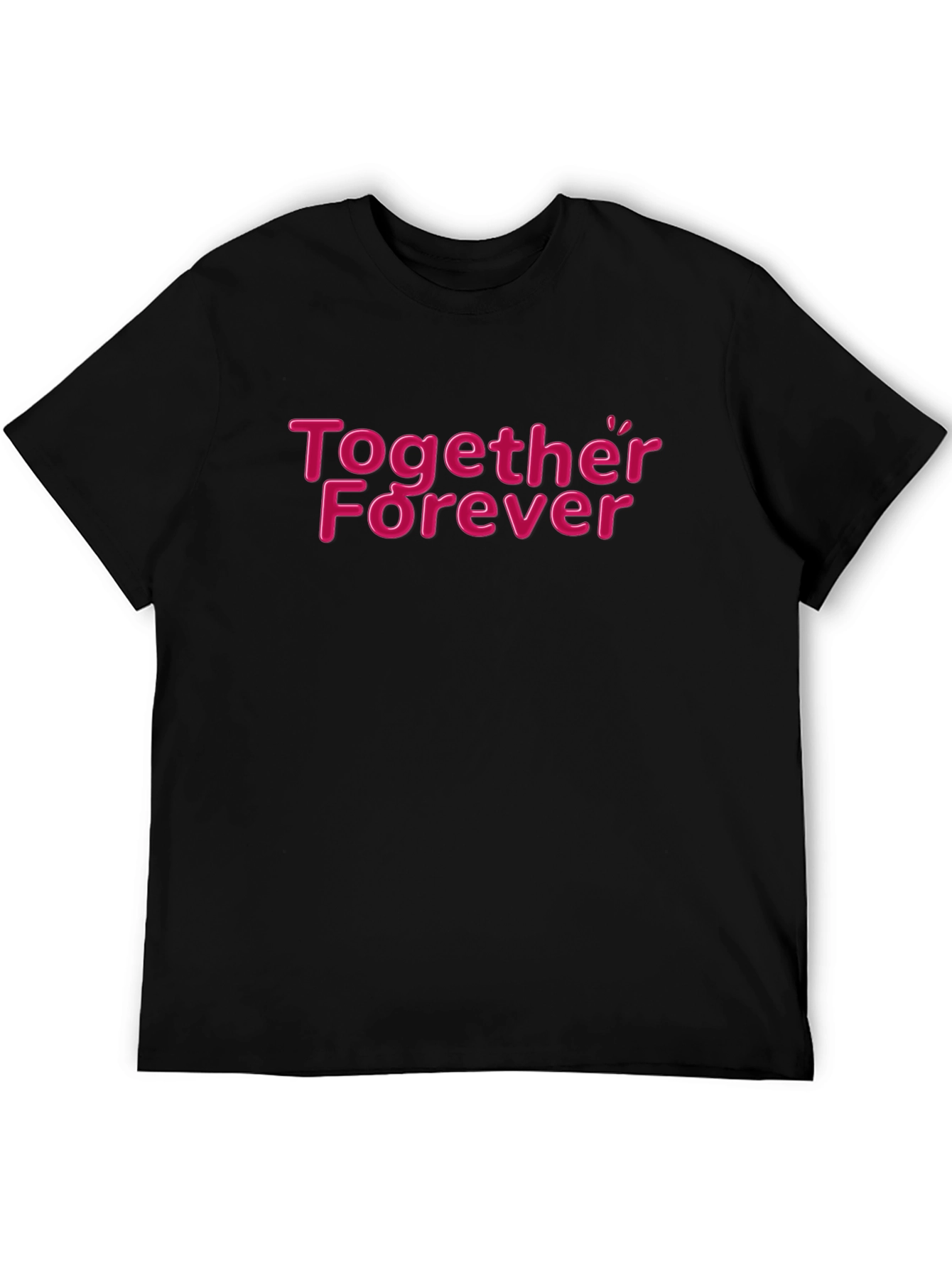 Together Forever Graphic Tee - Black