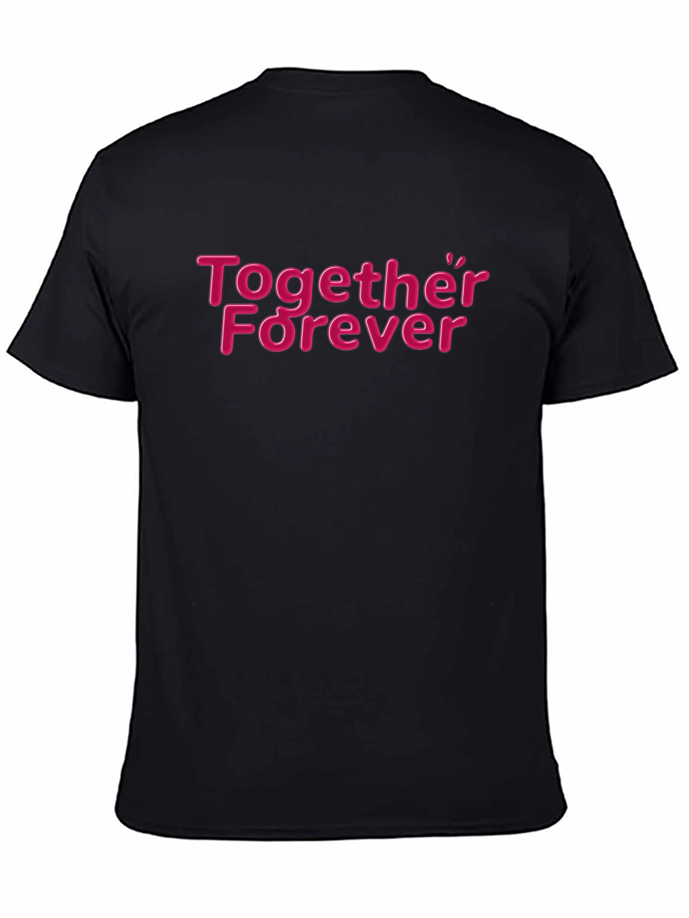 Together Forever Graphic Tee - Black