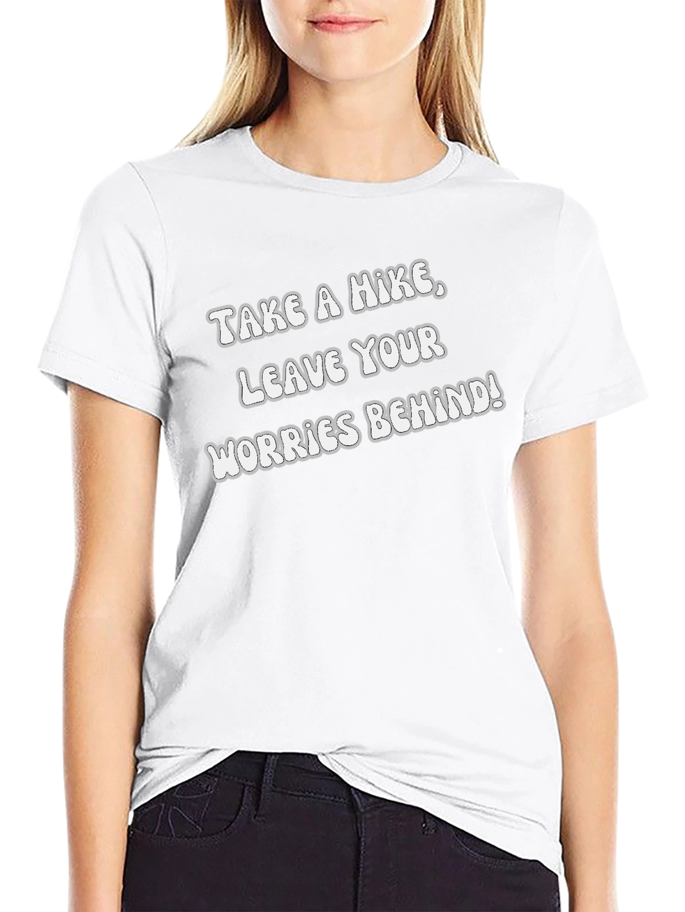 Hikers Tee: Leave Your Worries Behind