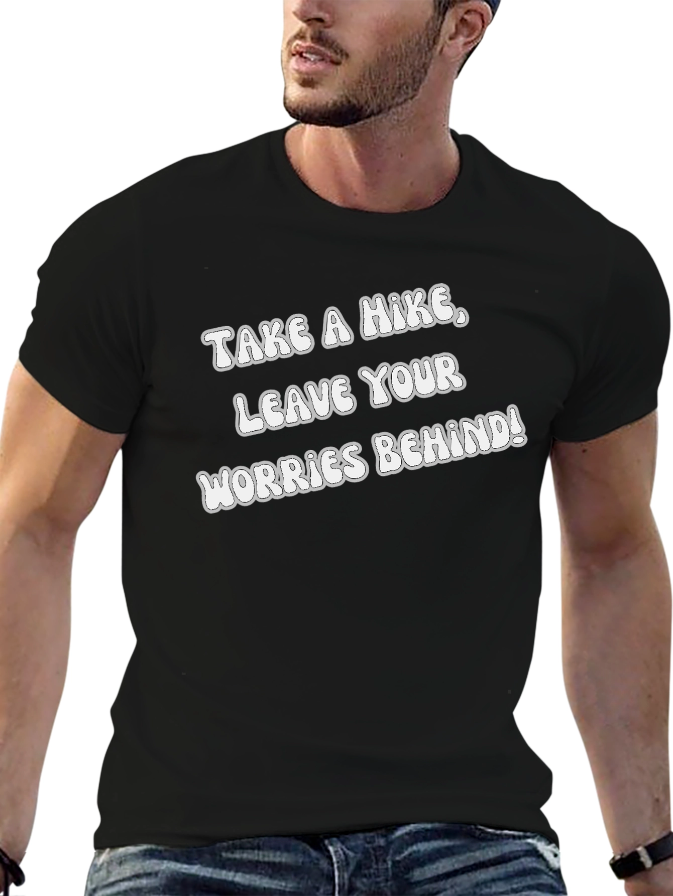 Hikers Tee: Leave Your Worries Behind