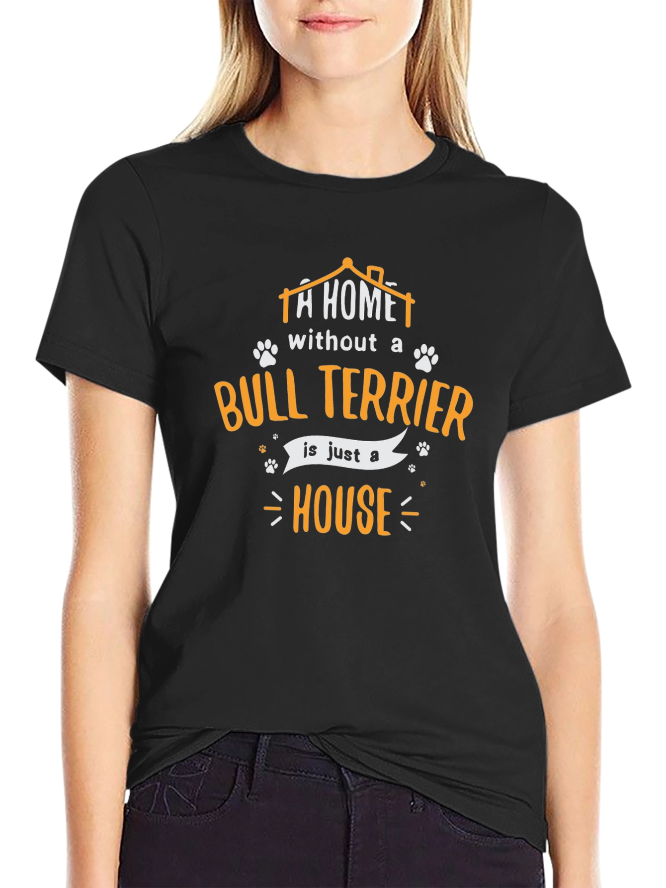 Bull Terrier Home T-Shirt - Dog Lover Gift