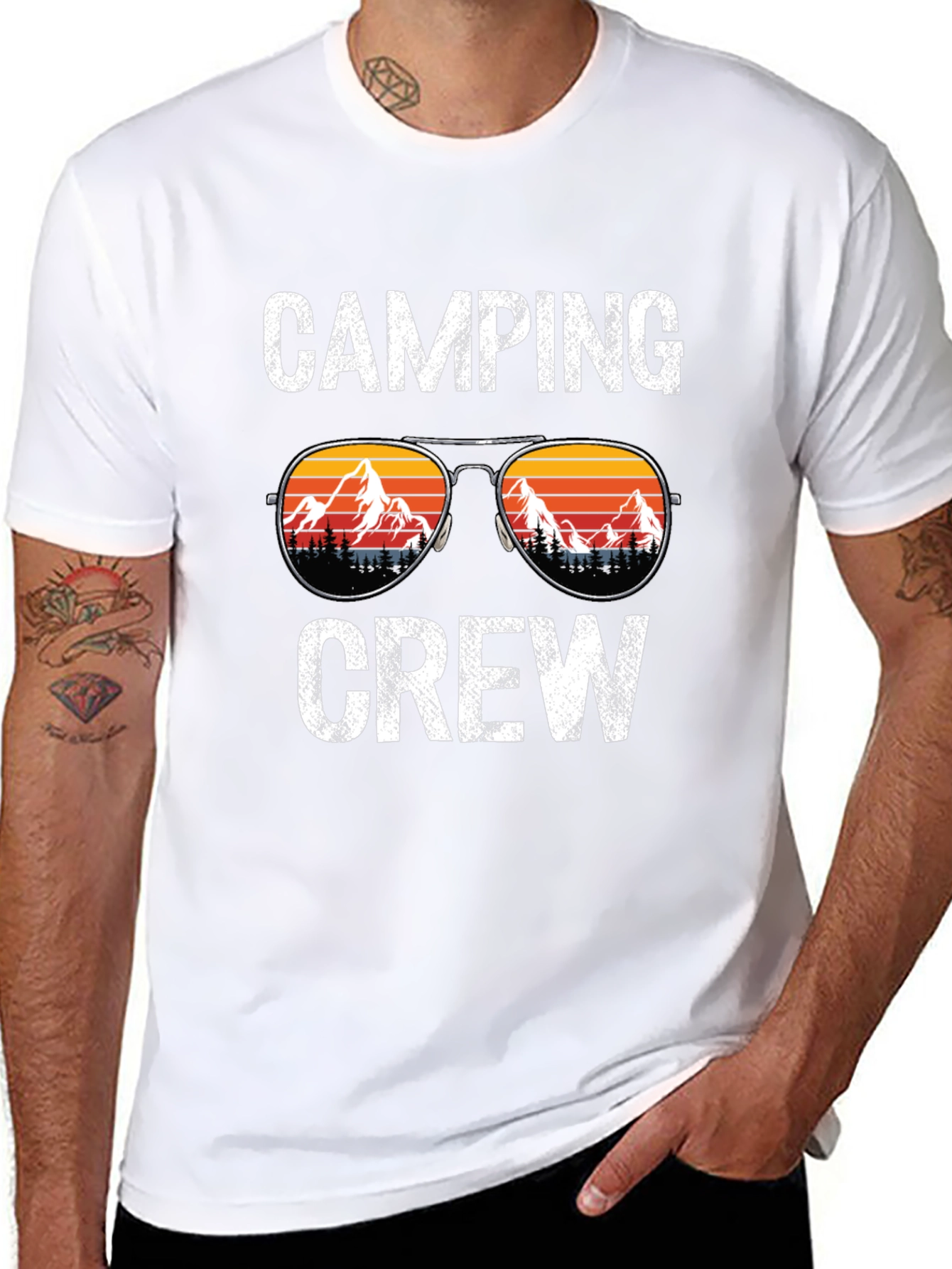 Camping Crew Graphic T-Shirt