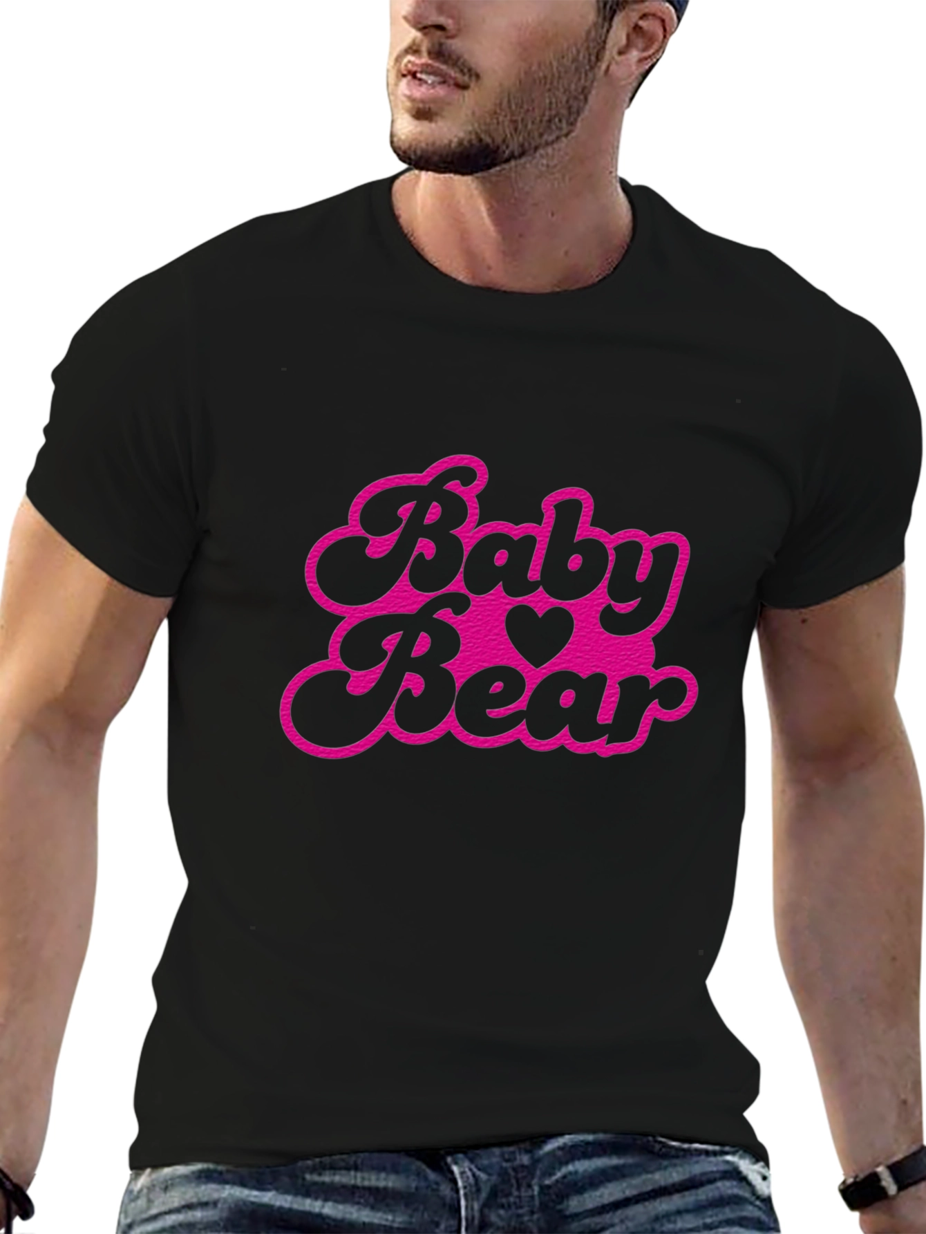 Baby Bear Black Graphic Tee