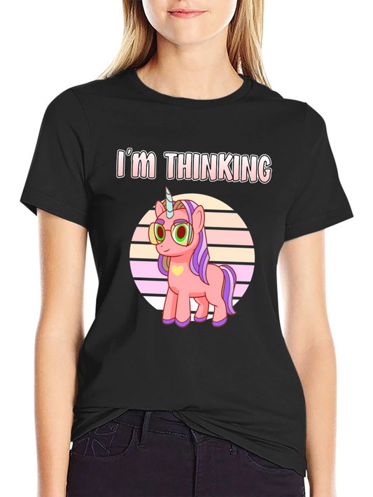 Im Thinking Unicorn T-Shirt - Stylish Cotton Blend