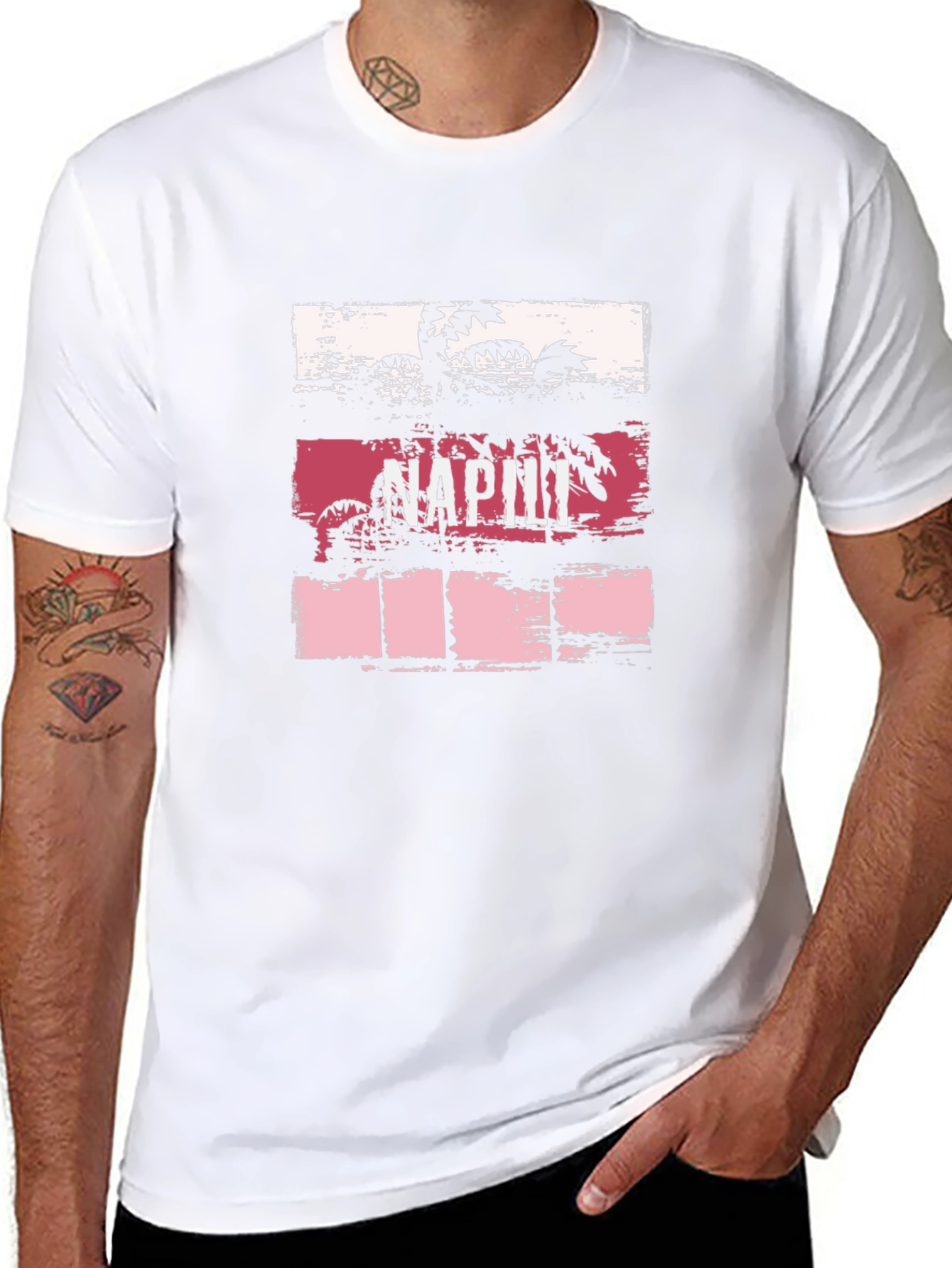 Napili Palm Tree Graphic T-Shirt