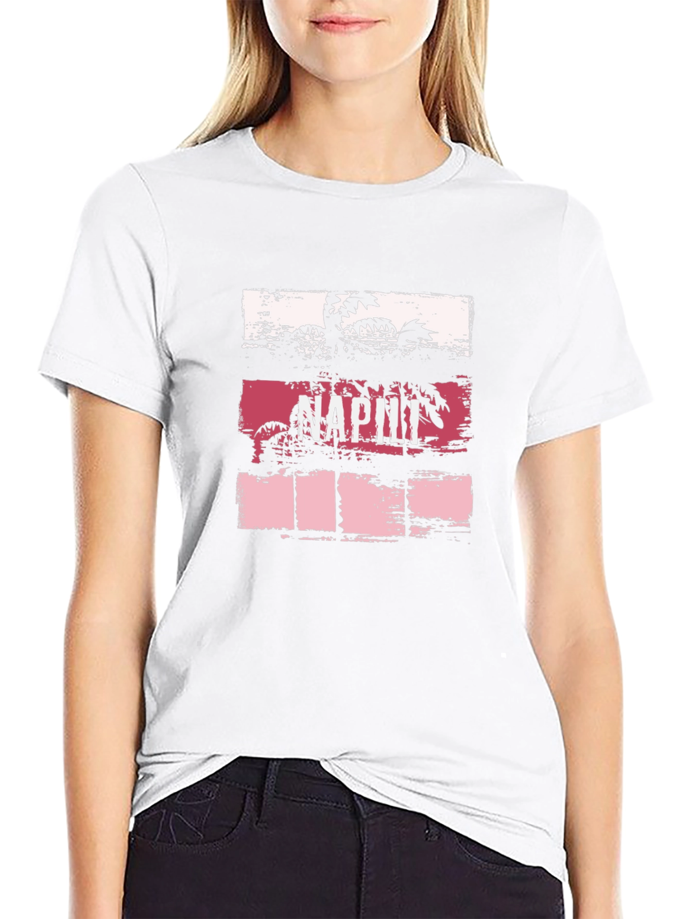 Napili Palm Tree Graphic T-Shirt