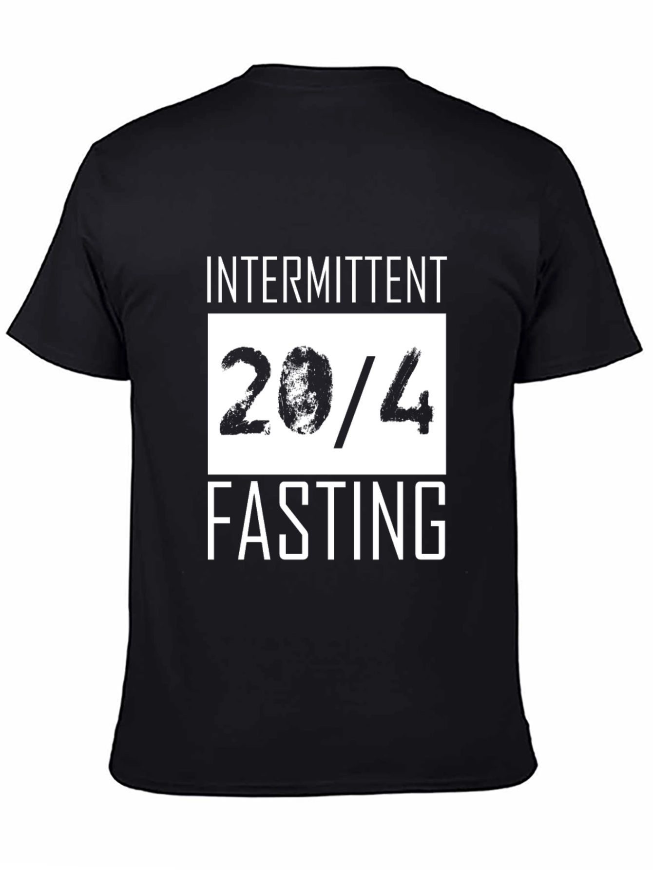 Intermittent Fasting 20/4 Black T-Shirt