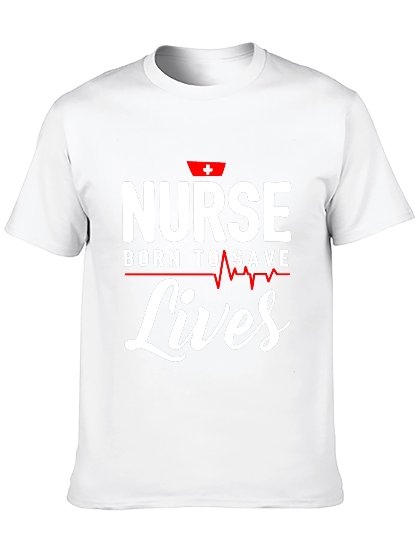 Nurse Born To Save Lives Graphic T-Shirt