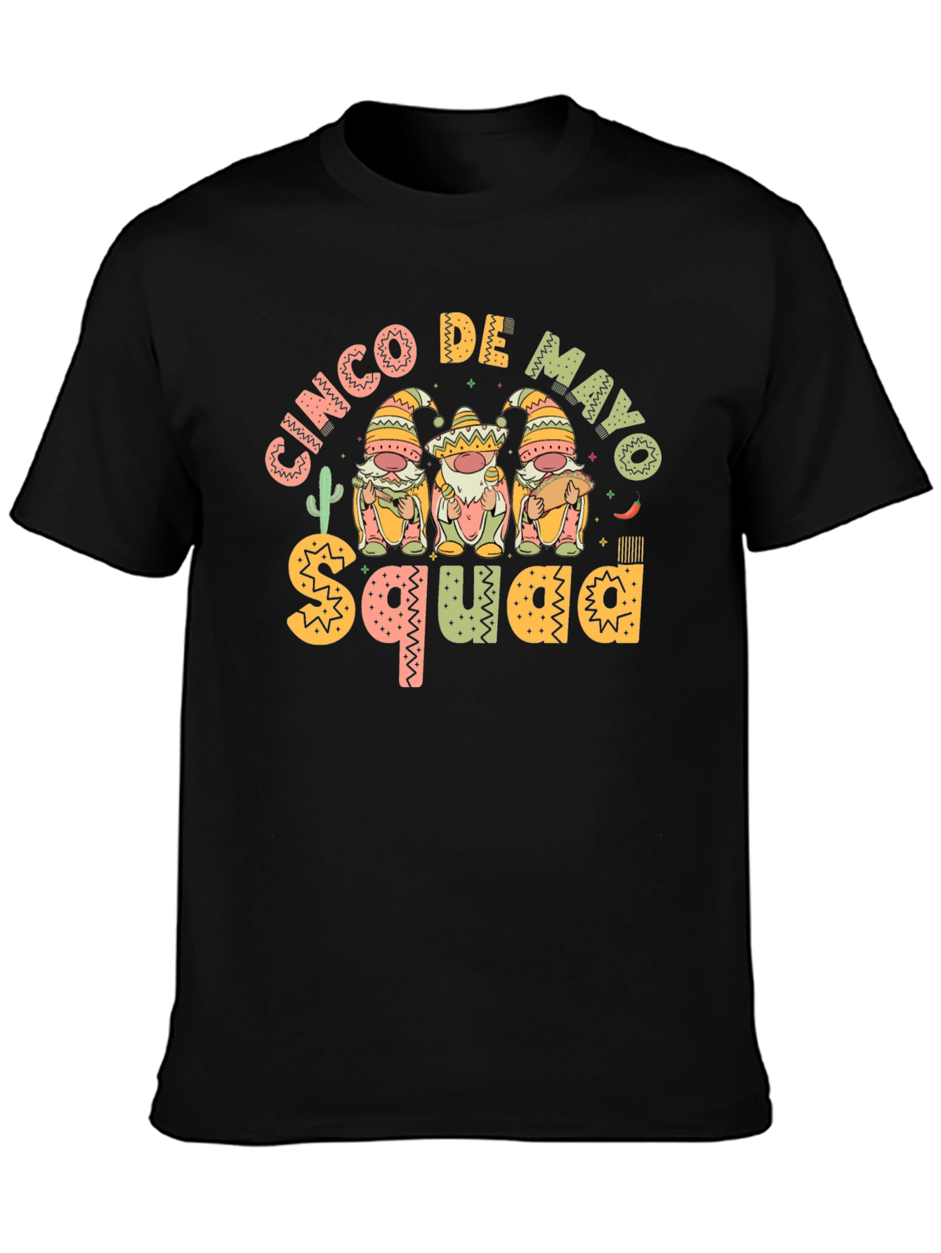 Cinco de Mayo Squad Gnome T-Shirt