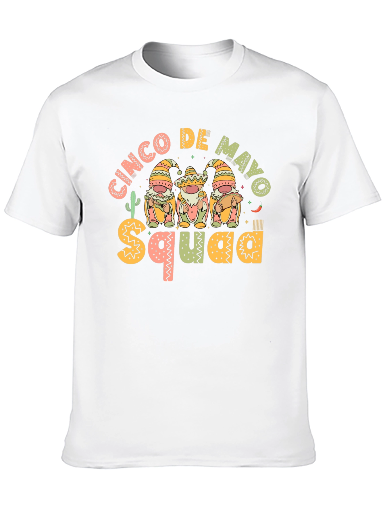 Cinco de Mayo Squad Gnome T-Shirt