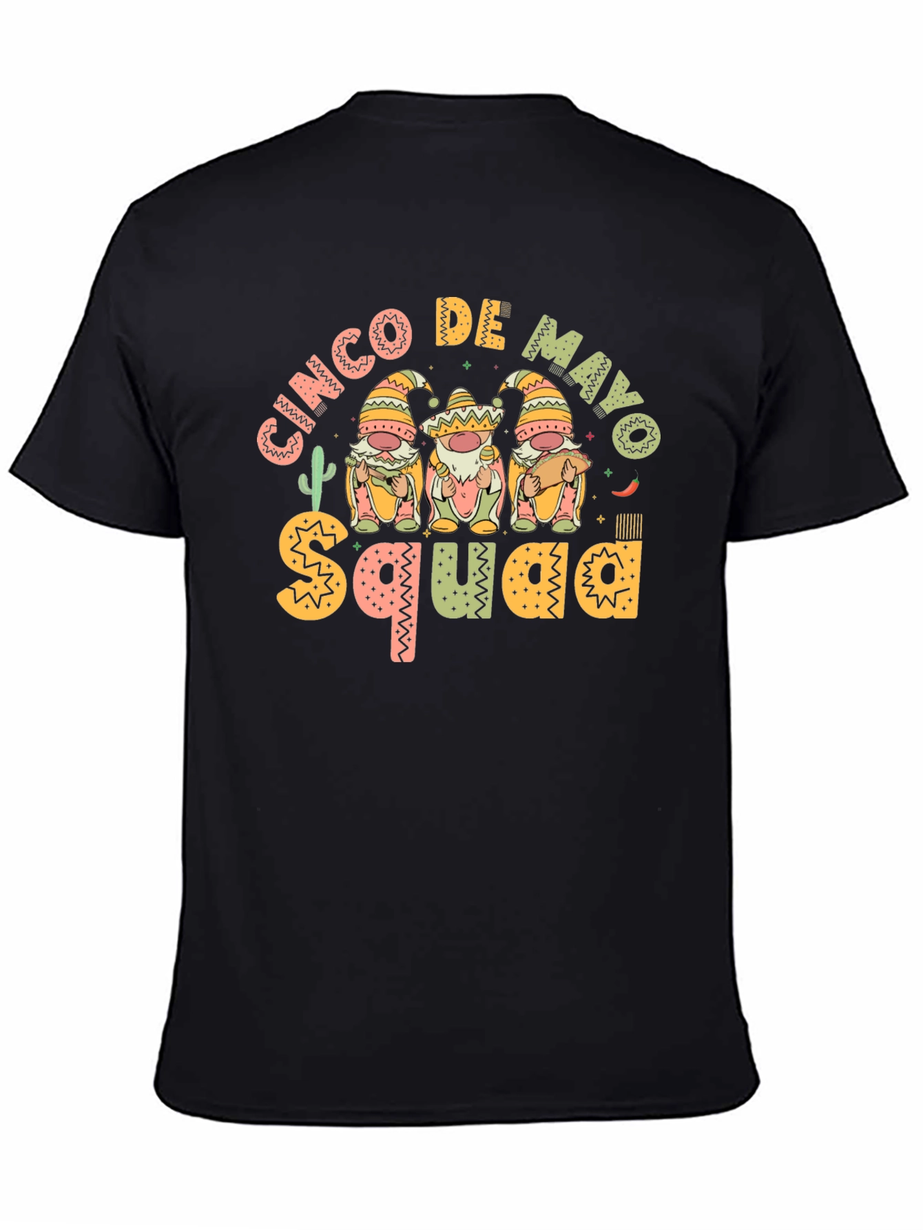 Cinco de Mayo Squad Gnome T-Shirt