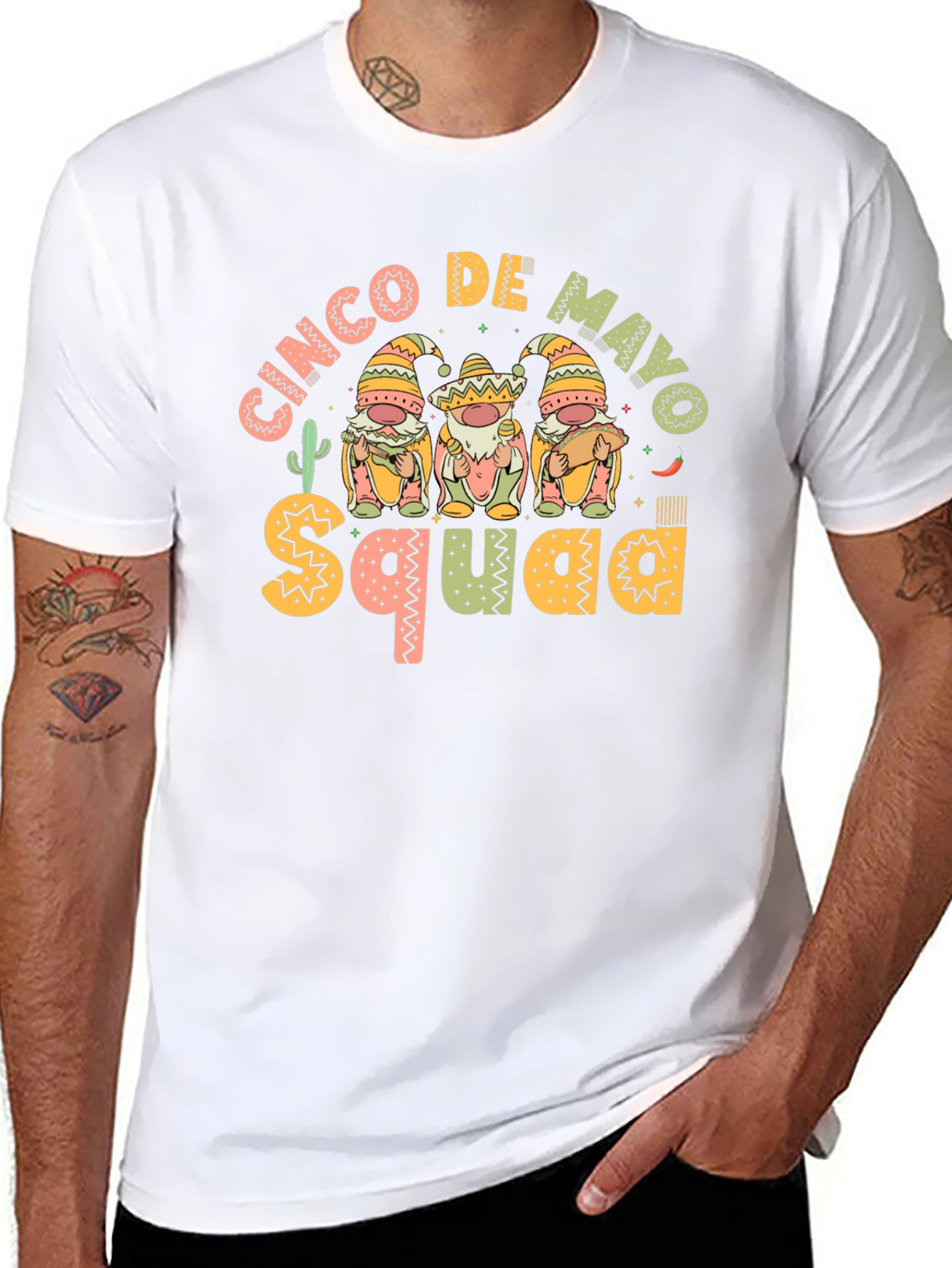 Cinco de Mayo Squad Gnome T-Shirt