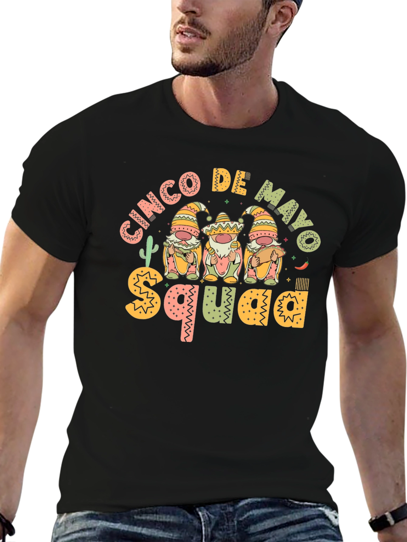 Cinco de Mayo Squad Gnome T-Shirt