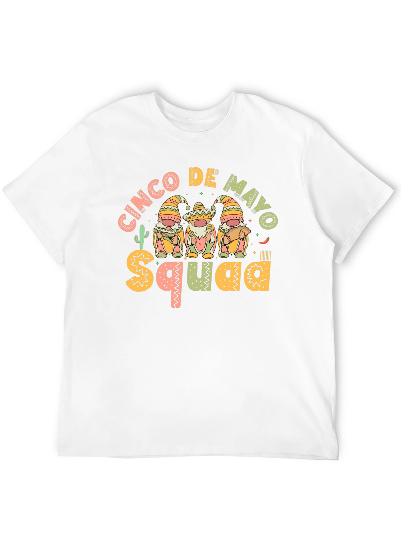 Cinco de Mayo Squad Gnome T-Shirt