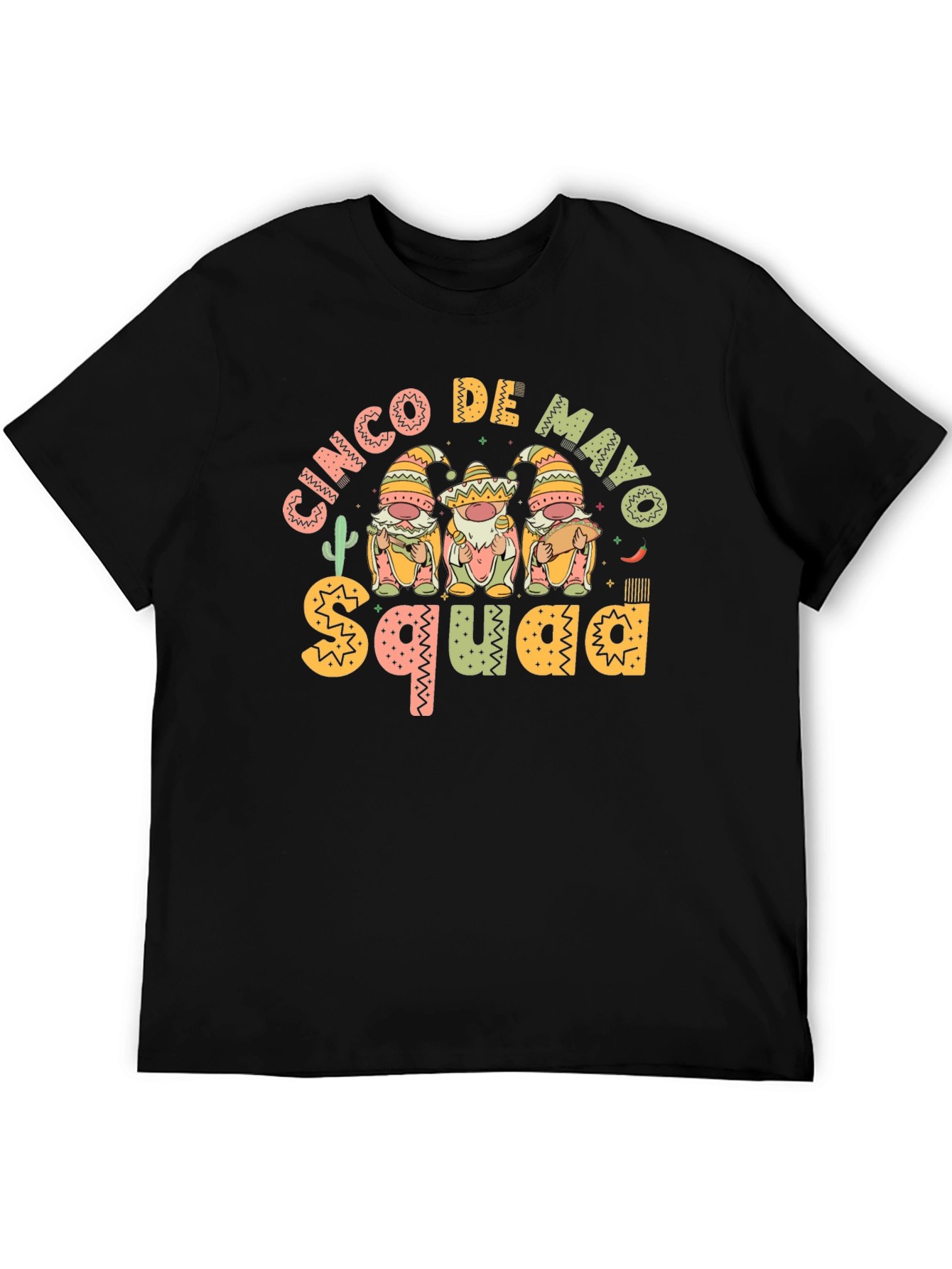 Cinco de Mayo Squad Gnome T-Shirt