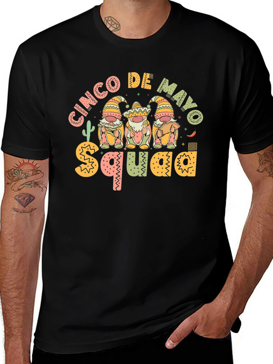 Cinco de Mayo Squad Gnome T-Shirt