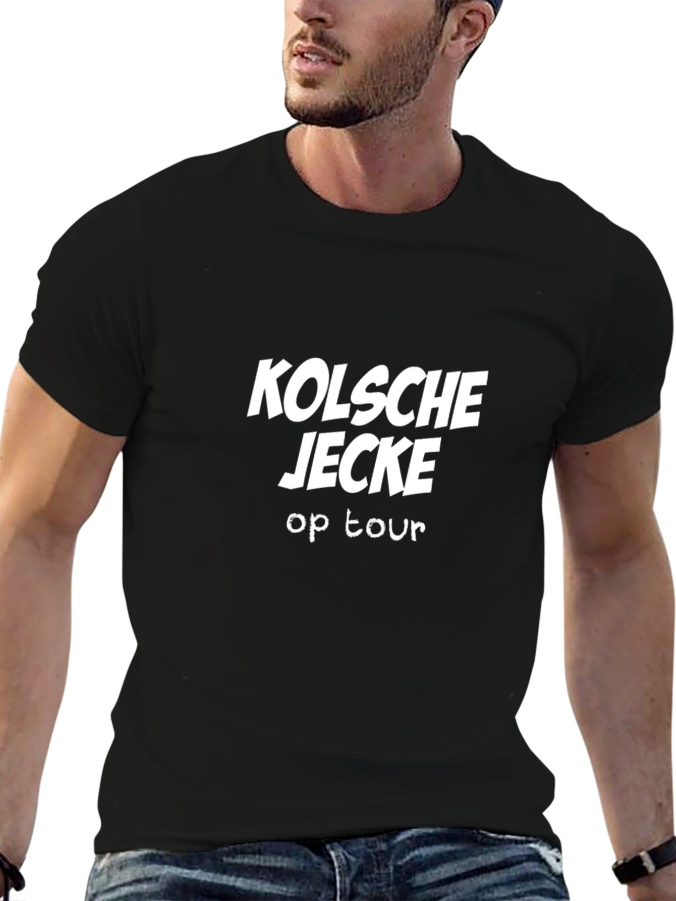 Kölsche Jecke T-Shirt - Black Cotton Tee