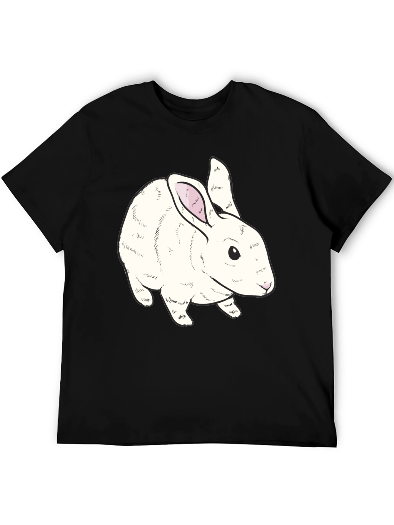 Rabbit Graphic T-Shirt - Cute Animal Tee