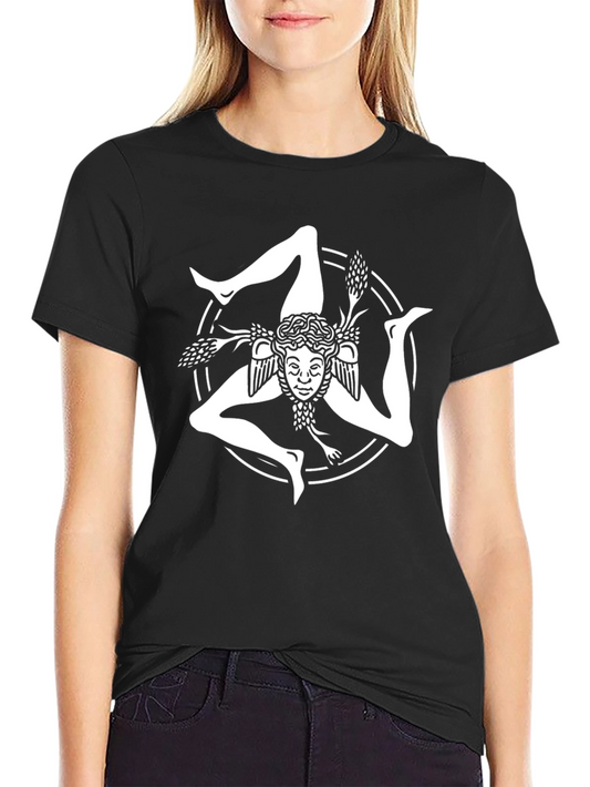 Trinacria Symbol T-Shirt - Sicilian Pride Tee