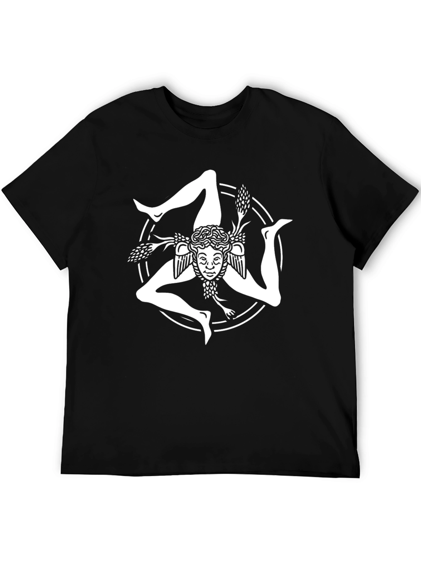 Trinacria Symbol T-Shirt - Sicilian Pride Tee