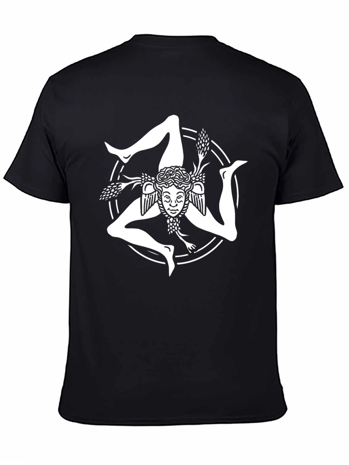 Trinacria Symbol T-Shirt - Sicilian Pride Tee