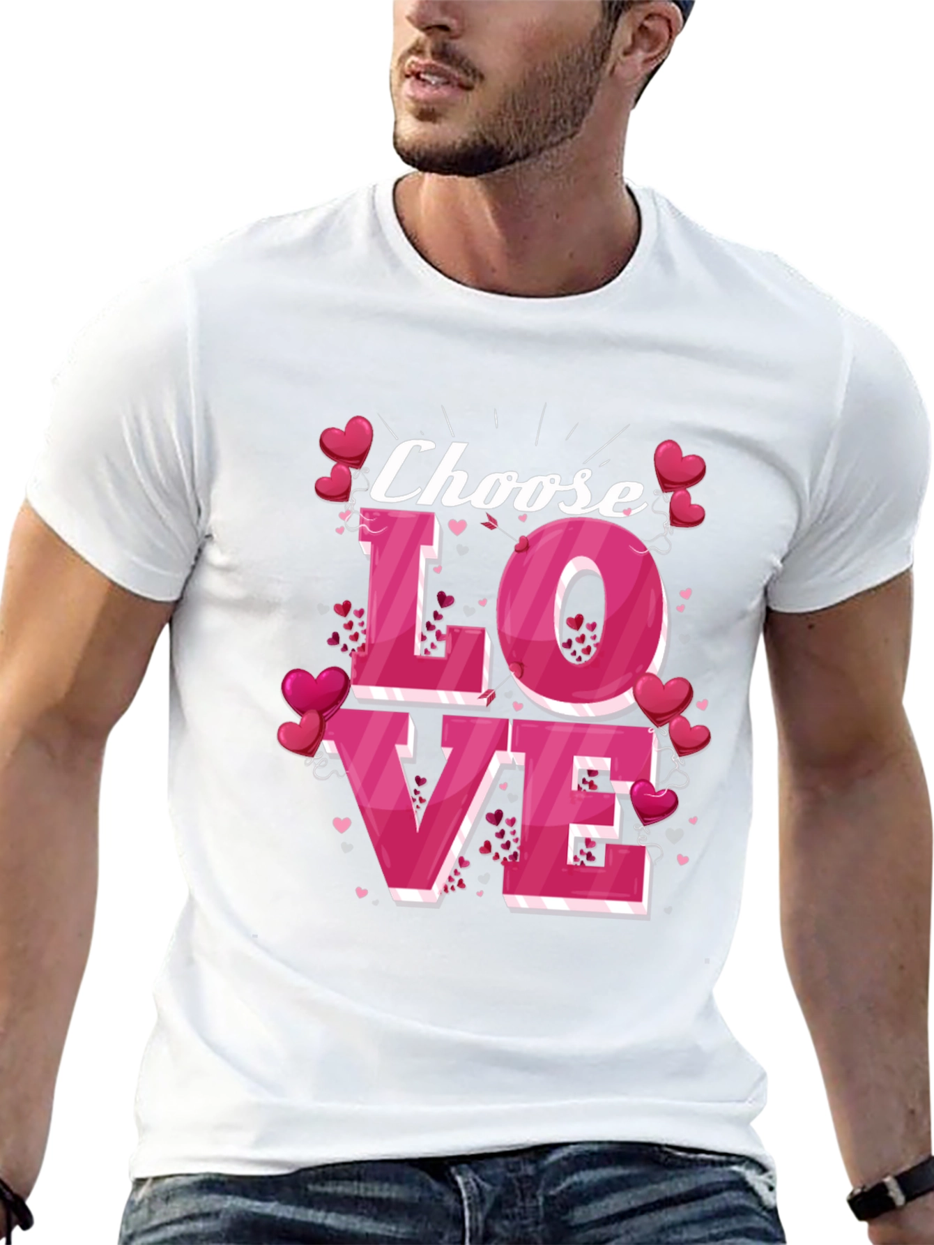 Choose Love Valentines Day Tee