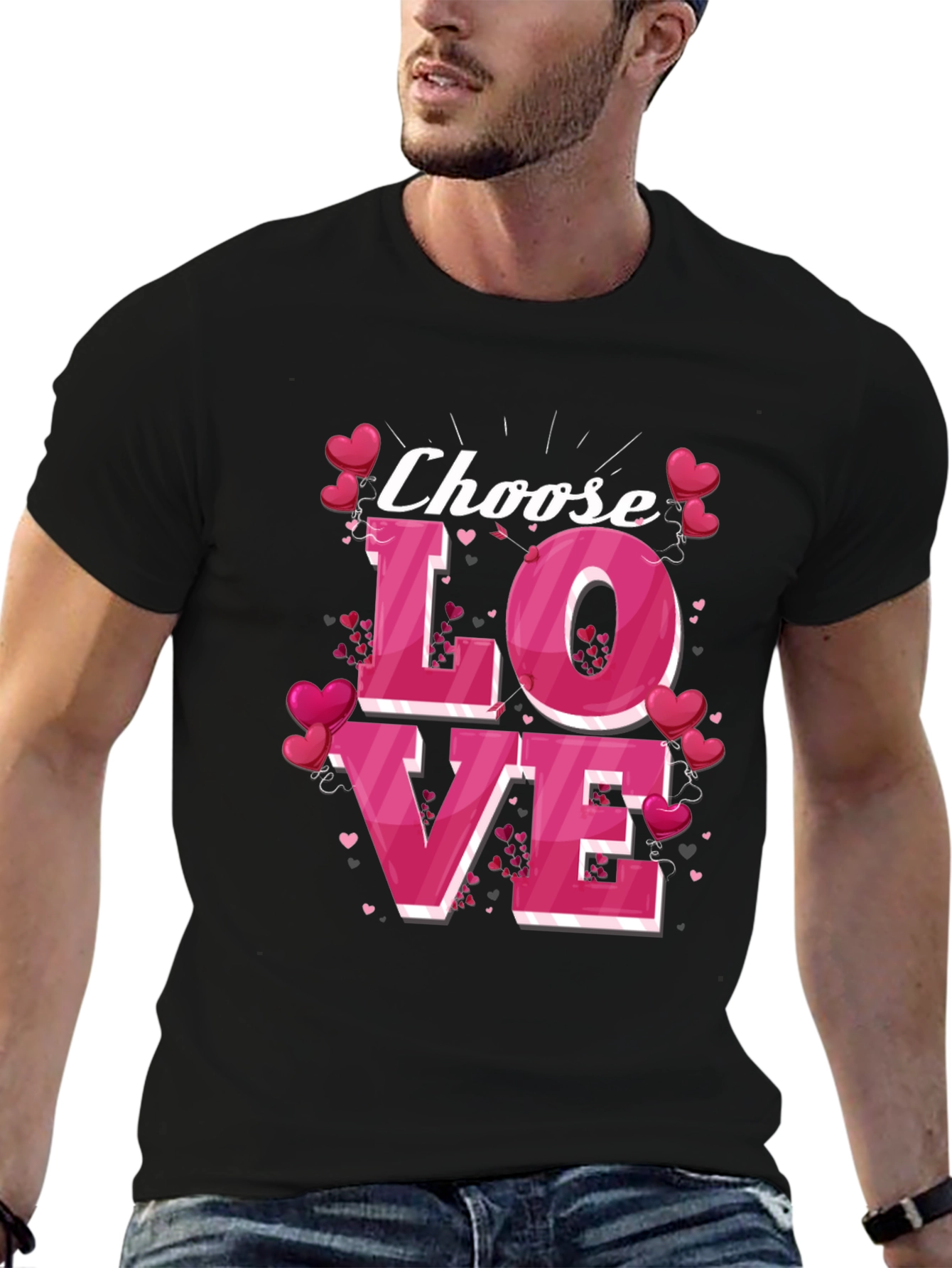Choose Love Valentines Day Tee