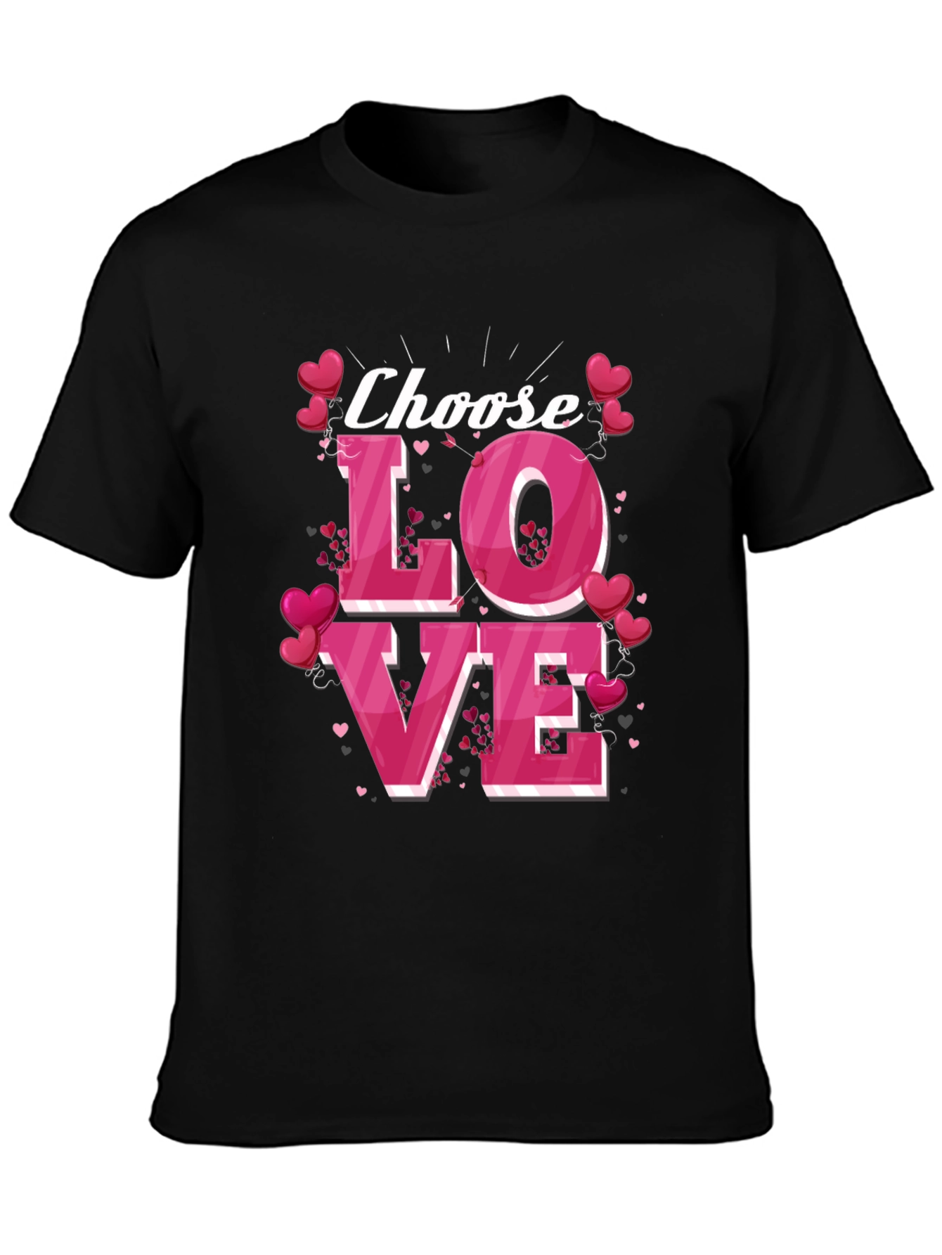 Choose Love Valentines Day Tee