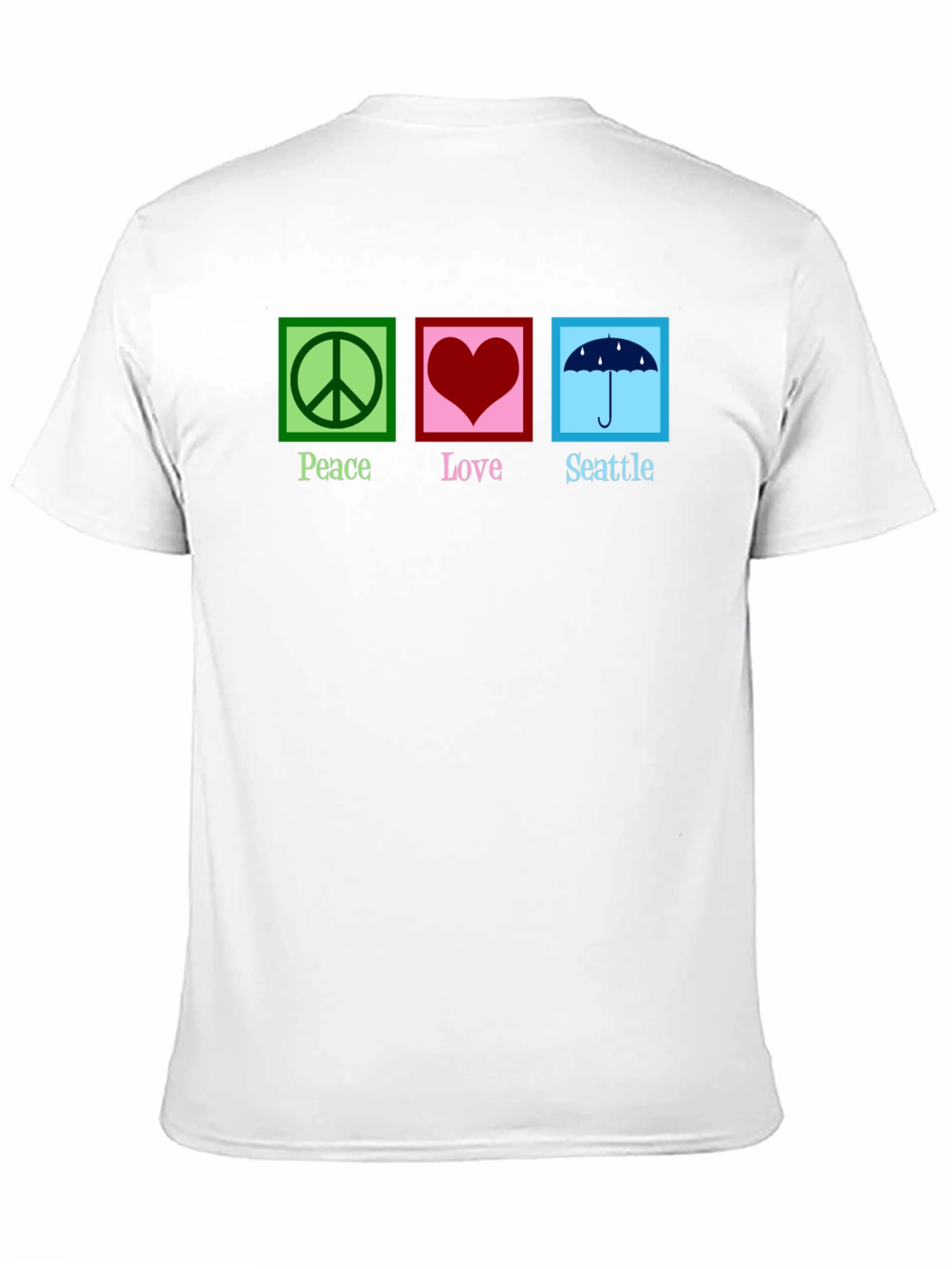 Peace Love Seattle Graphic T-Shirt