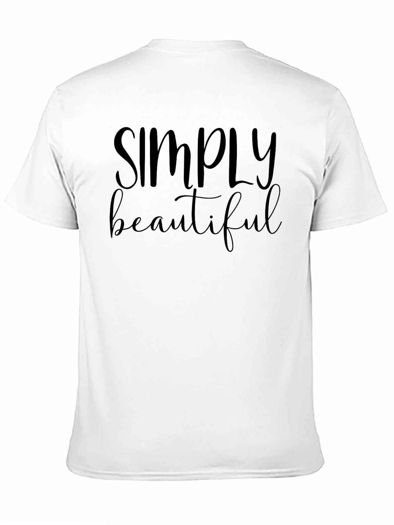Simply Beautiful Graphic Tee - Black