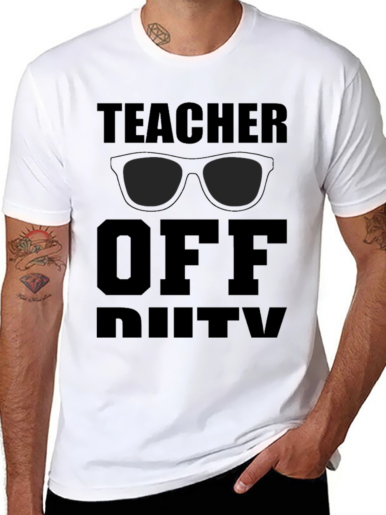 Teacher Off Duty T-Shirt - Summer Break Relax Mode