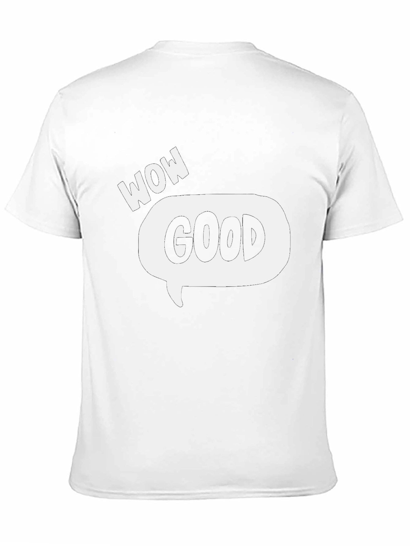 Wow Good Speech Bubble Graphic T-Shirt