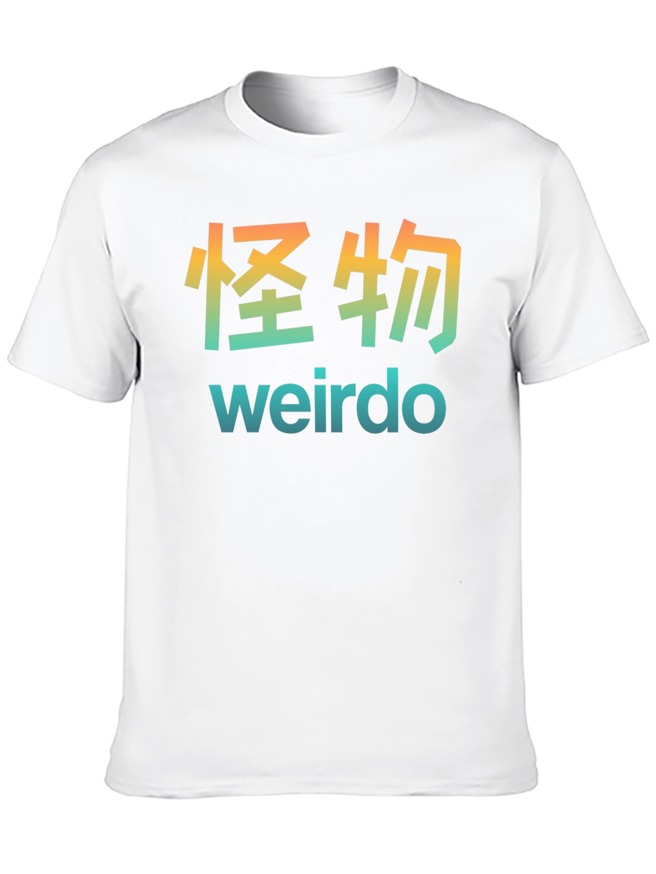 Weirdo Graphic T-Shirt - Japanese Text Style